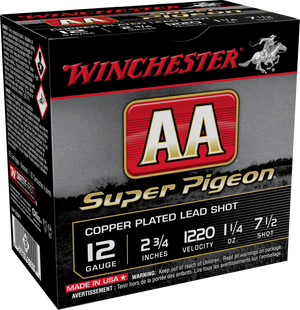 Winchester Ammo Aa, Win Aa12sp7   Aa Sp Pigen 12 2.75 7.5   11/4 25/10