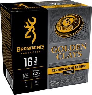 Browning Ammo Golden Clays, Brna Bgc168   Gldn Clays  16g 2.75 8   1 Oz  25/10