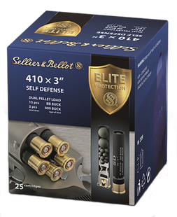Sellier & Bellot Self Defense, S&b Sb410sdb      410   3in   000b 15pel     25/20