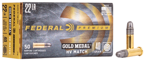 Federal Gold Medal, Fed 719          22lr Gold Mdl Trgthv 40gr  50/100