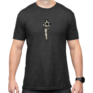 Magpul Industries Corp Hula Girl Cvc, Magpul Mag1117-010-2xl Hula Girl Cvc Tshirt     2x