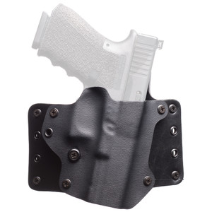 Blk Pnt Lthr Wing For Glk 19 Rh Blk