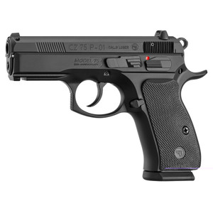 Cz 75p01 50th Anniv Elt 9mm 10rd Bk