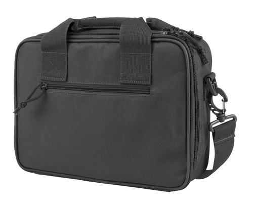 Ncstar Vism, Nc Cpdx2971u     Dbl Pistol Range Bag Urban Gray