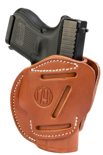 1791 Gunleather 3-way, 1791 3wh-3-cbr-a      3way Owb Glk26/lc9/shld  Brn