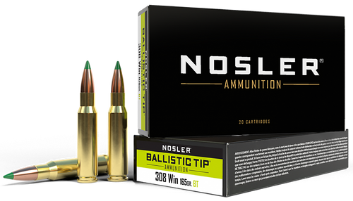 Nosler Ballistic Tip, Nos 40063 Trophy 308      165 Bt             20/10