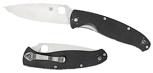 Spyderco Resilience, Spy C142gp      Resilence G10 Pln  Dp   4.20   Blk