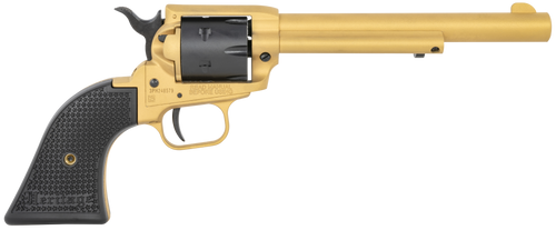 Heritage Mfg Rough Rider, Her Rr22s6        22lr 6 1/2 6 Rd Gold/sbksbk