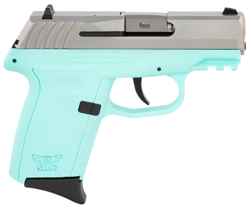Sccy Industries Cpx-2, Sccy Cpx-2ttsbg3 9mm Tt Slide S-blu Grip   Ns 10r
