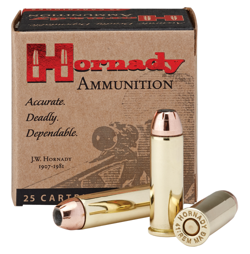 Hornady Custom, Horn 9077   Custom Hg  41mag   210 Jhp Xtp   20/10