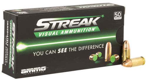 Ammo Incorporated Streak Visual (green), Ammoinc 9115tmcstrkgrn50  9m   115 Tmc Strk  50/20