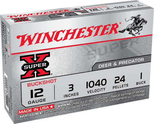 Winchester Ammo Super X, Win Xb1231     Super-x     12 3   1 Bk        5/50