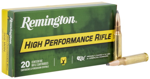 Remington Ammunition High Performance, Rem R21473       308    180 Pspbt            20/10