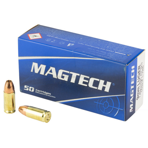 Magtech 9mm 115gr Jhp 50/1000 - MT9C-BX