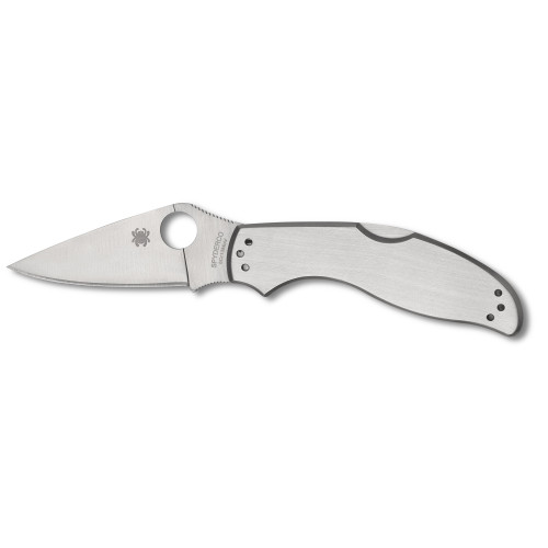 Spyderco Uptern 2.82" Ss Silver