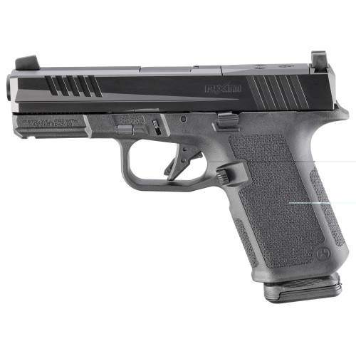 Ruger Rxm 9mm 15rd Or Ns Black