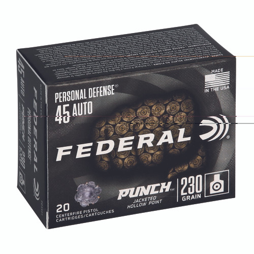 Fed Punch 45acp 230gr Jhp 20/200
