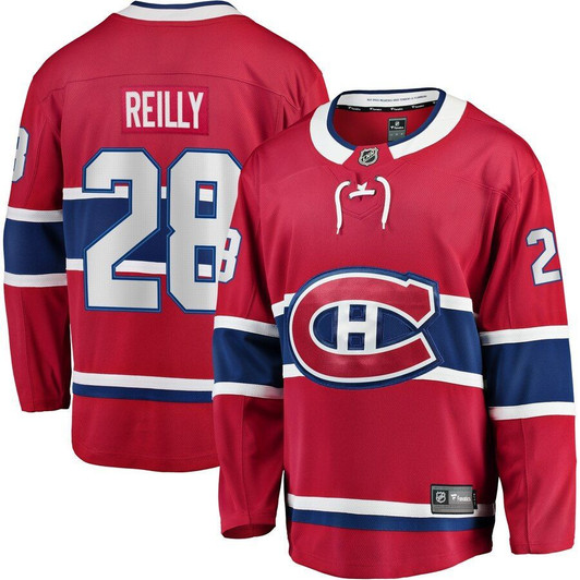 Mike Reilly Montreal Canadiens Fanatics Branded Home Breakaway Player Jersey - Red