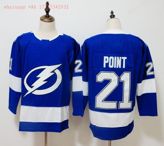 Tampa Bay Lightning Brayden Point #21 2020 Nhl Blue Jersey Jersey