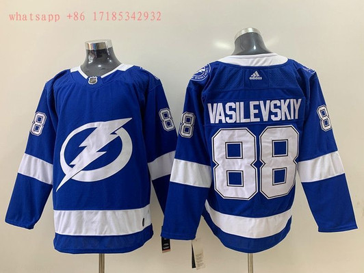 Tampa Bay Lightning Andrei Vasilevskiy #88 2020 Nhl Blue Jersey Jersey