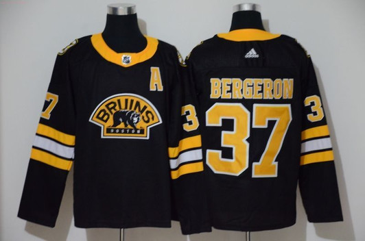 Boston Bruins Patrice Bergeron #37 Nhl 2020 Black Jersey Jersey