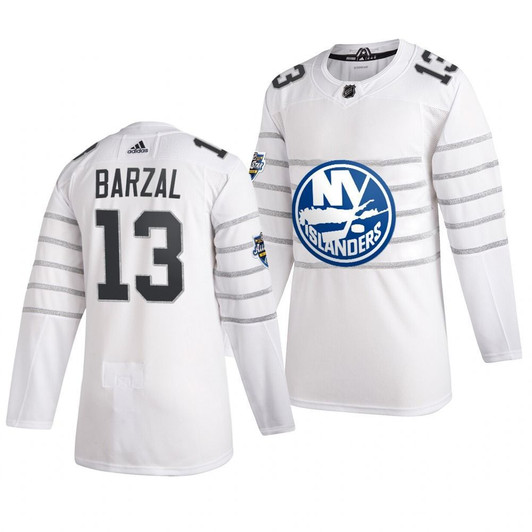 Mathew Barzal #13 New York Islanders 2020 Nhl All Star White Jersey Jersey