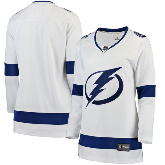 Women'S Fanatics Branded White Tampa Bay Lightning Away Breakaway Jersey