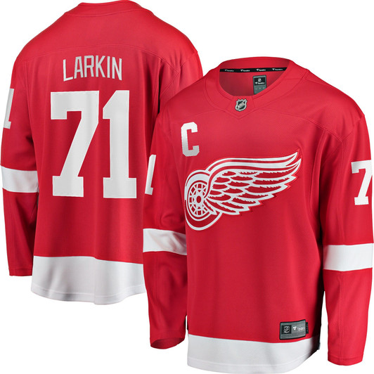 Men'S Fanatics Branded Dylan Larkin Red Detroit Red Wings Home Captain Premier Breakaway Player Jersey