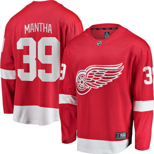 Men'S Fanatics Branded Anthony Mantha Red Detroit Red Wings Breakaway Player Jersey