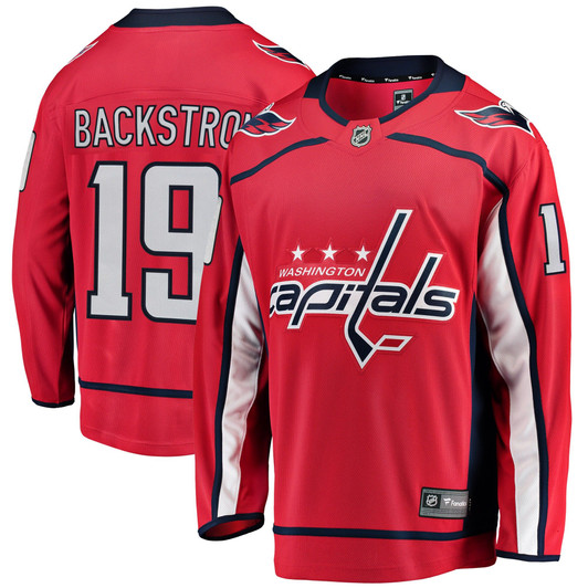 Men'S Fanatics Branded Nicklas Backstrom Red Washington Capitals Breakaway Player Jersey