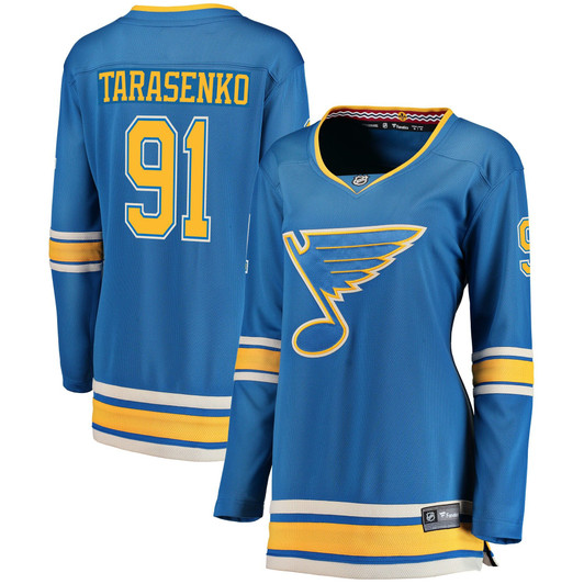 Women'S Fanatics Branded Vladimir Tarasenko Blue St. Louis Blues Alternate Breakaway Player Jersey