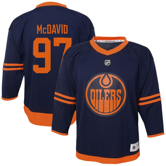 Preschool Connor Mcdavid Navy Edmonton Oilers Alternate Replica Player Jersey