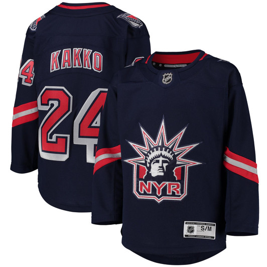 Youth Kaapo Kakko Navy New York Rangers 2020/21  Premier Jersey