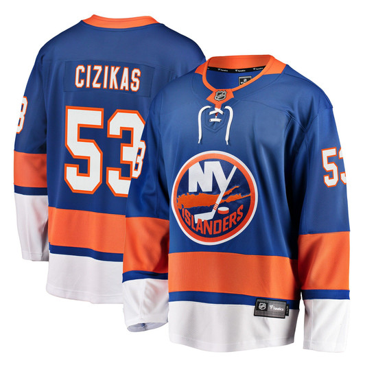 Men'S Fanatics Branded Casey Cizikas Royal New York Islanders Breakaway Player Jersey