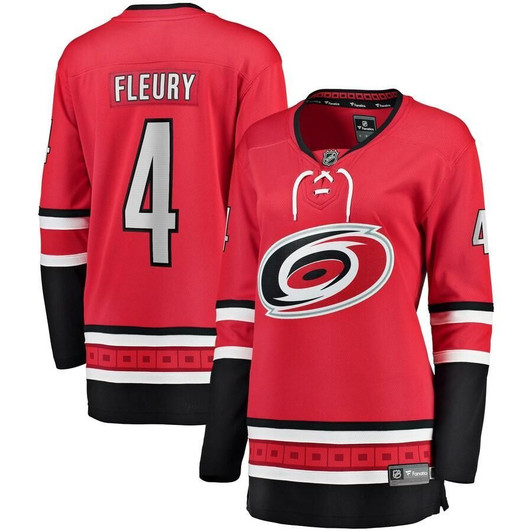 Haydn Fleury Carolina Hurricanes Fanatics Branded Women'S Home Breakaway Player Jersey - Red