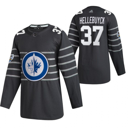 Connor Hellebuyck #37 Winnipeg Jets 2020 Nhl All Star Black Jersey Jersey