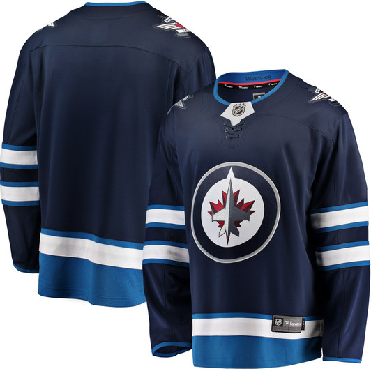 Men'S Fanatics Branded Blue Winnipeg Jets Breakaway Home Jersey