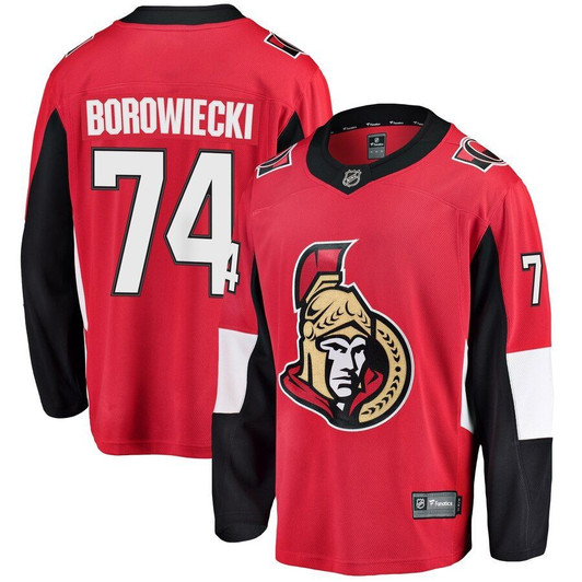 Mark Borowiecki Ottawa Senators Fanatics Branded Breakaway Player Jersey - Red