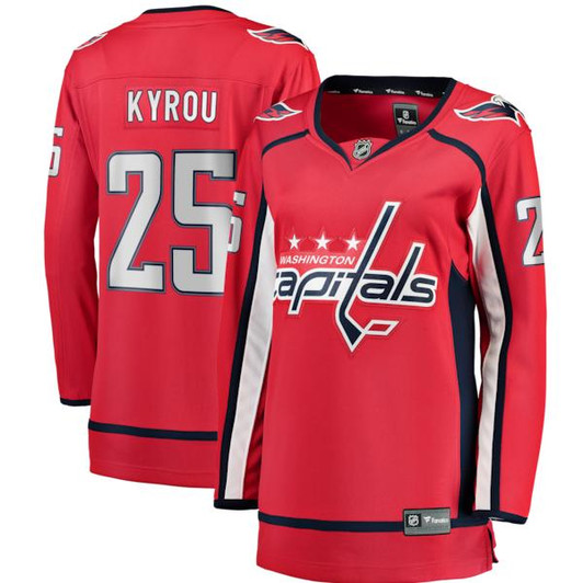 Women's Washington Capitals Jordan Kyrou Fanatics Red Home Breakaway Jersey