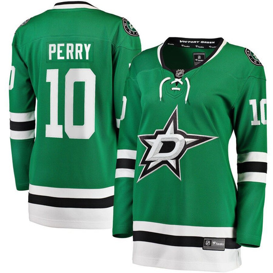 Corey Perry Dallas Stars Fanatics Branded Women'S Breakaway Home Player Jersey - Kelly Green