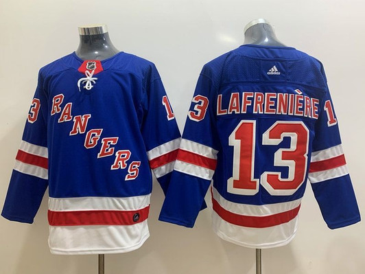 New York Rangers Alexis Lafreniï¿½Re Nhl 2020 Blue Jersey Jersey
