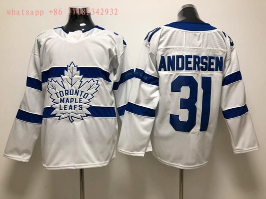 Toronto Maple Leafs Frederik Andersen #31 2020 Nhl White Jersey Jersey