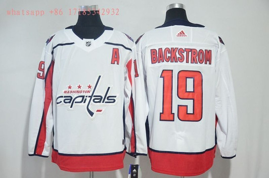 Washington Capitals Nicklas Bï¿½Ckstrï¿½M #19 2020 Nhl White Jersey Jersey