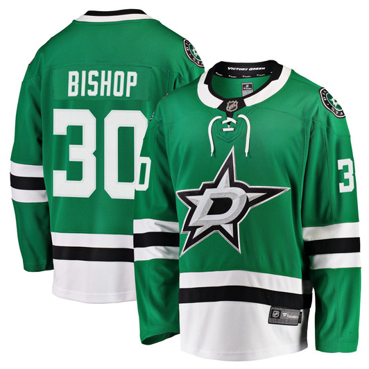 Men'S Fanatics Branded Ben Bishop Kelly Green Dallas Stars Breakaway Jersey