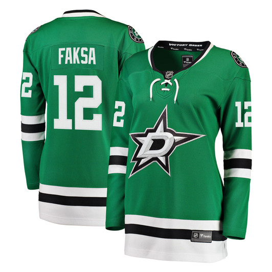 Women'S Fanatics Branded Radek Faksa Kelly Green Dallas Stars Breakaway Player Jersey