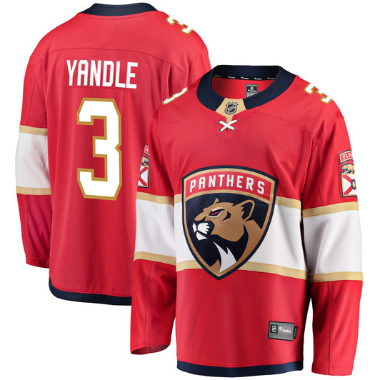 Men'S Fanatics Branded Keith Yandle Red Florida Panthers Breakaway Jersey