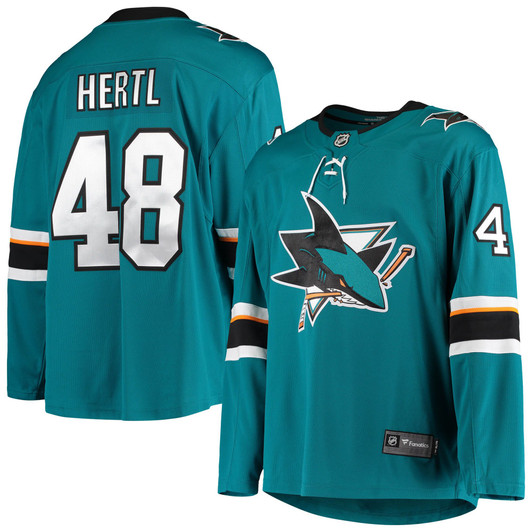 Men'S Fanatics Branded Tomas Hertl Teal San Jose Sharks Breakaway Alternate Player Jersey
