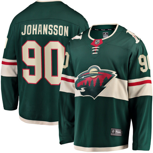 Men'S Fanatics Branded Marcus Johansson Green Minnesota Wild Home Breakaway Jersey