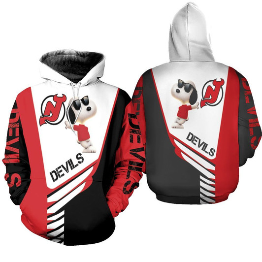 New Jersey Devils Snoopy For Lover Hoodie