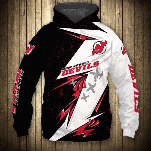New Jersey Devils Graffiti Casual Hoodie